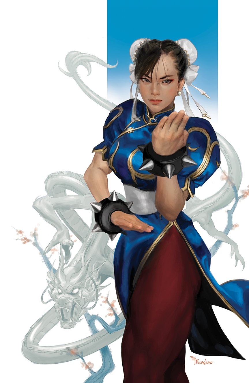 STREET FIGHTER #1 MIGUEL MERCADO CHUN LI VARIANT LIMITED TO 400 COPIES WITH COA
