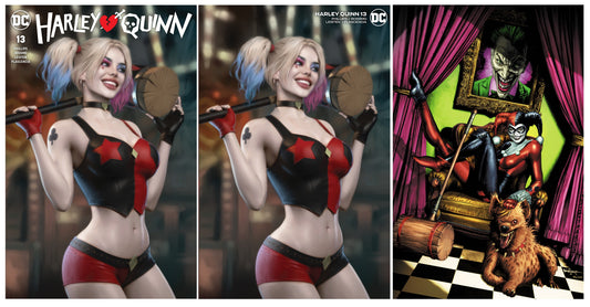 HARLEY QUINN #13 WILL JACK TRADE/MINIMAL TRADE DRESS VARIANT SET LIMITED TO 1500 SETS & 1:25 MICO SUAYAN VARIANT