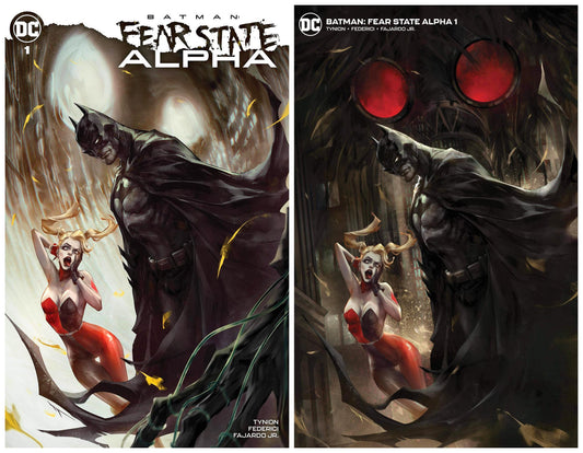 BATMAN FEAR STATE ALPHA #1 IVAN TAO TRADE/MINIMAL TRADE VARIANT SET LIMITED TO 1000 SETS