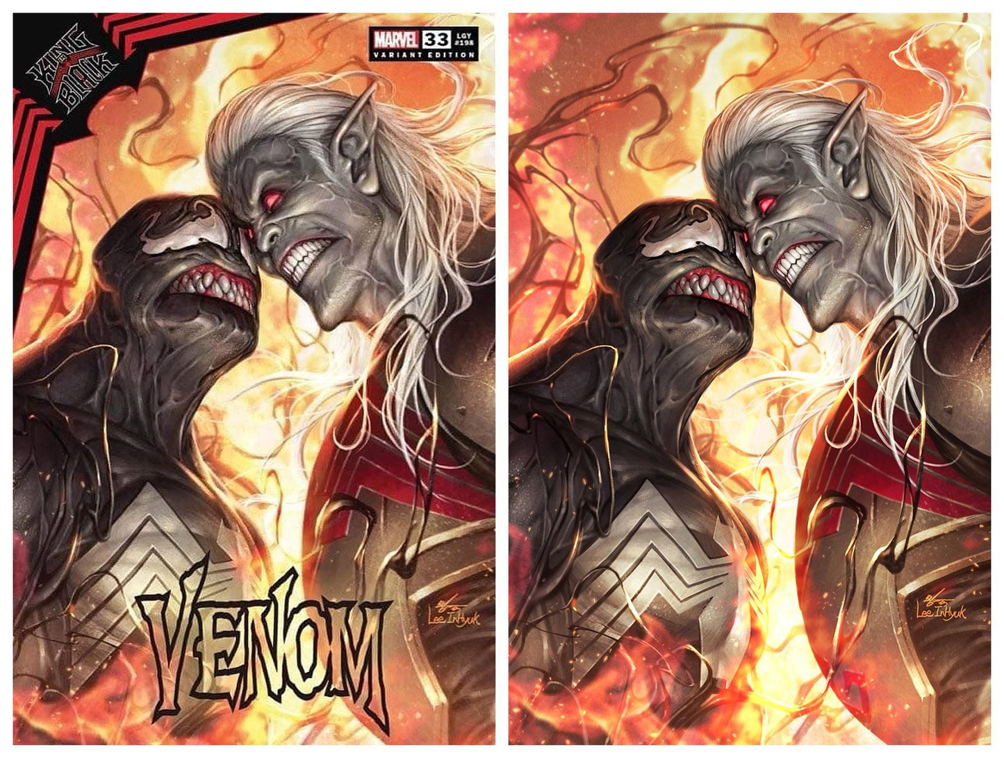 VENOM #33 INHYUK LEE ULTIMATE STAND-OFF TRADE/VIRGIN VARIANT SET LIMITED TO 1000 SET