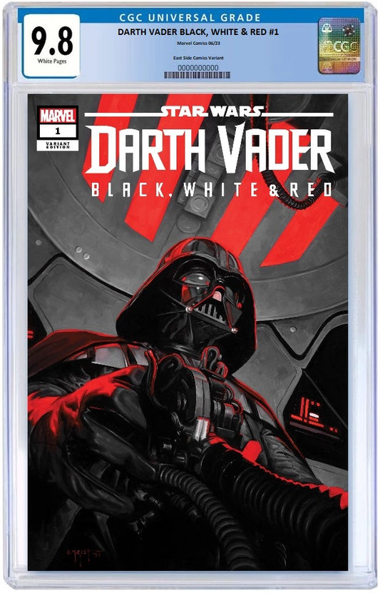 STAR WARS DARTH VADER BLACK WHITE AND RED #1 EM GIST VARIANT LIMITED TO 800 COPIES WITH NUMBERED COA CGC 9.8 PREORDER