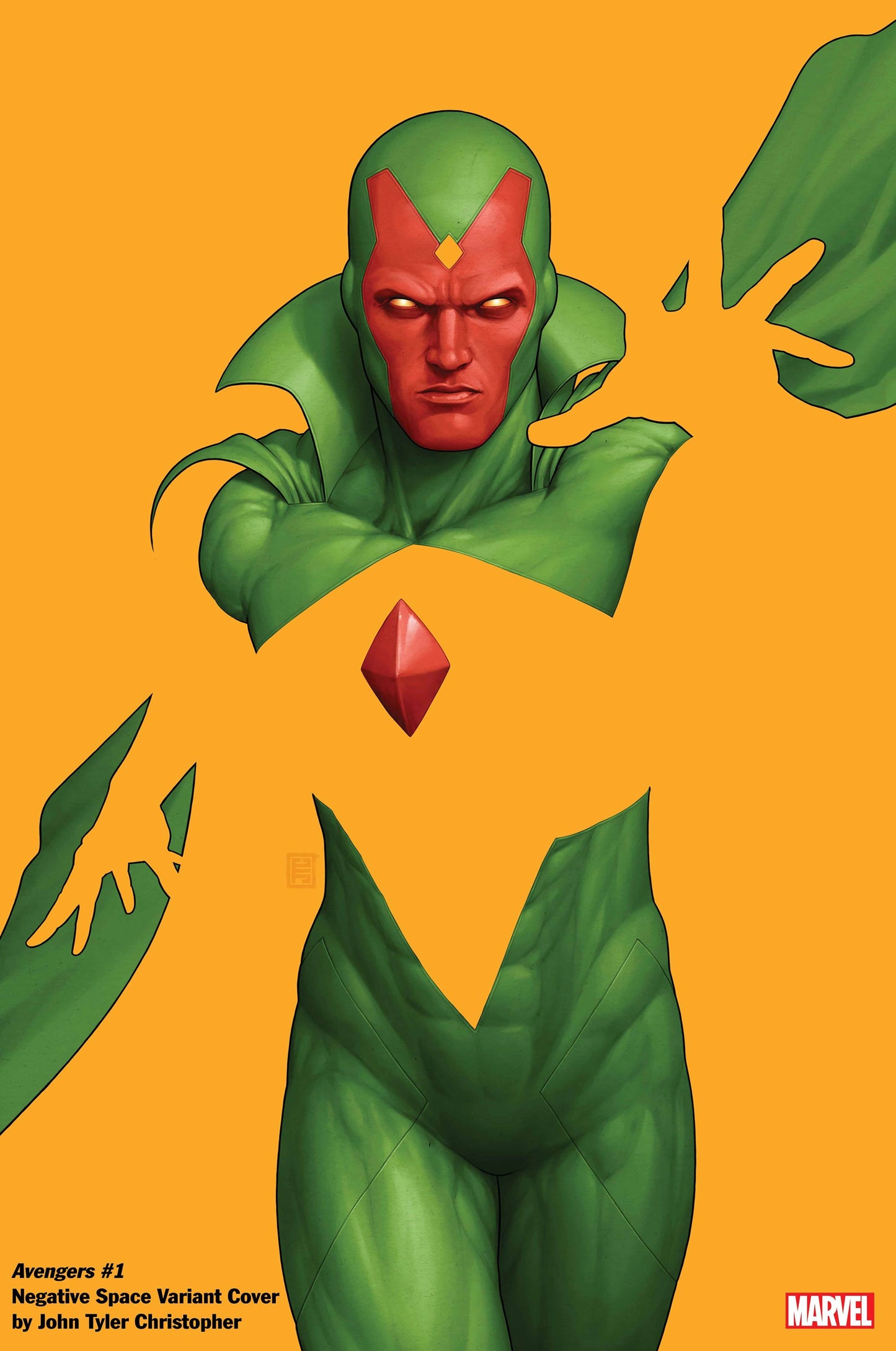 17/05/2023 AVENGERS #1 JOHN TYLER CHRISTOPHER NEGATIVE SPACE VARIANT
