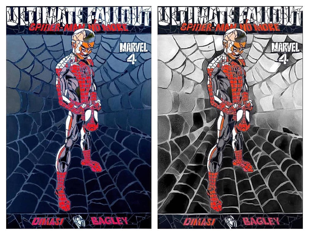 ULTIMATE COMICS FALLOUT #4 FACSIMILE TRADE/SILVER TRADE VARIANT SET LIMITED TO 600 SETS WITH NUMBERED COA