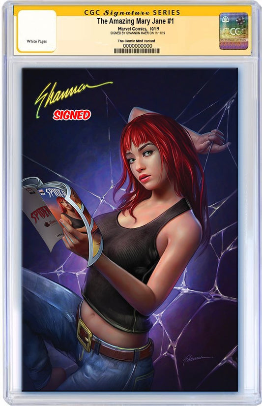 AMAZING MARY JANE #1 SHANNON MAER VIRGIN VARIANT LIMITED TO 600 CGC SS PREORDER