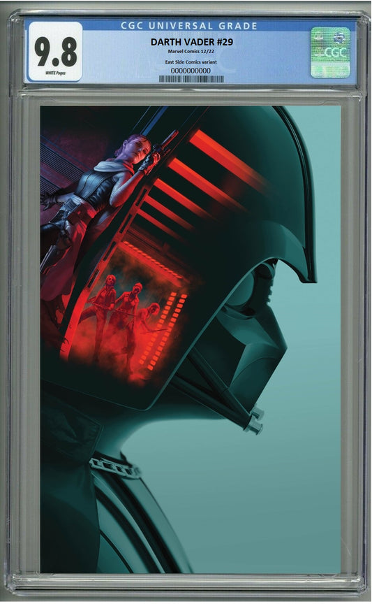STAR WARS DARTH VADER #29 RAHZZAH VIRGIN VARIANT LIMITED TO 800 COPIES WITH NUMBERED COA CGC 9.8