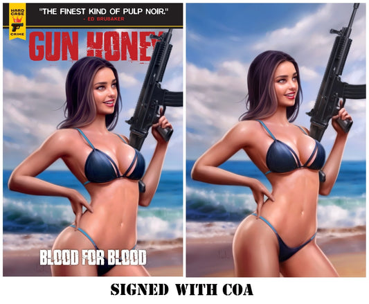 GUN HONEY BLOOD FOR BLOOD #1 WILL JACK TRADE/VIRGIN VARIANT SET LIMITED TO 500 SETS SIGNED BY WILL JACK WITH COA