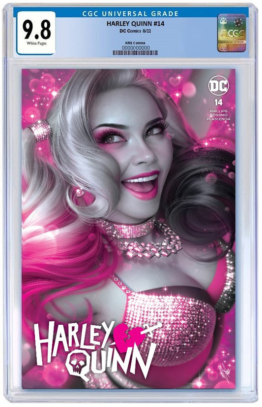 HARLEY QUINN #14 WARREN LOUW TRADE DRESS LIMITED TO 3000 CGC 9.8 PREORDER