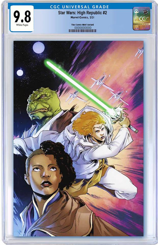 STAR WARS HIGH REPUBLIC #2 PAOLO VILLANELLI VIRGIN VARIANT LIMITED TO 1000 CGC 9.8 PREORDER
