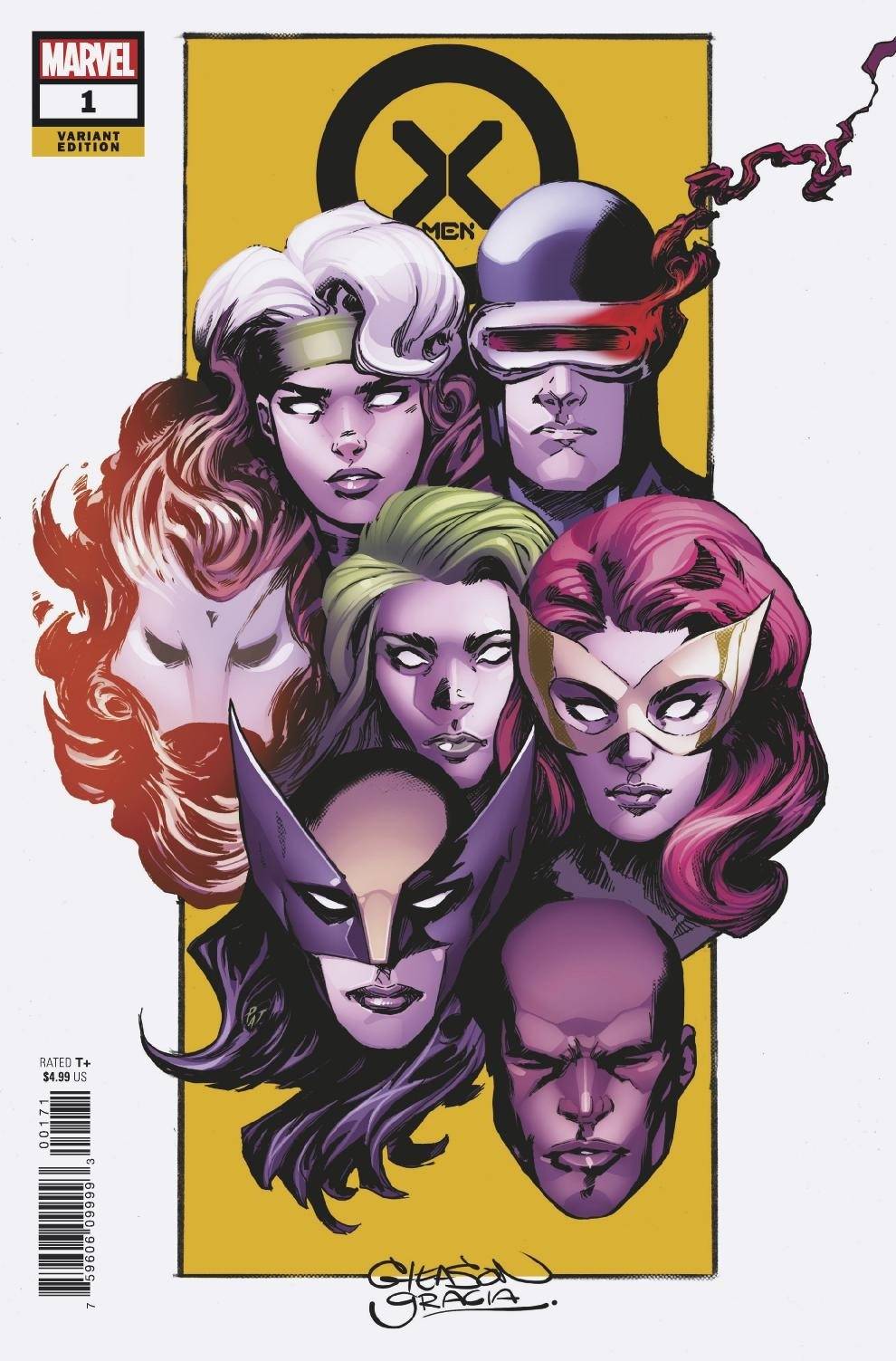 X-MEN #1 JUNGGEUN YOON WOLVERINE X-23 TRADING CARD VARIANT LIMITED TO 800 COPIES WITH NUMBERED COA & RATIO VARIANT SETS