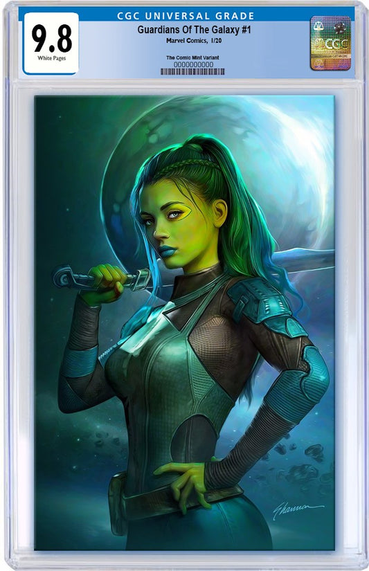 GUARDIANS OF THE GALAXY #1 SHANNON MAER VIRGIN VARIANT LIMITED TO 1000 CGC 9.8 PREORDER