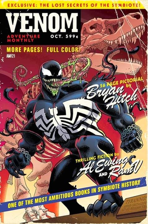 VENOM #1 TONY FLEECS VINTAGE MAGAZINE HOMAGE VARIANT LIMITED TO 3000