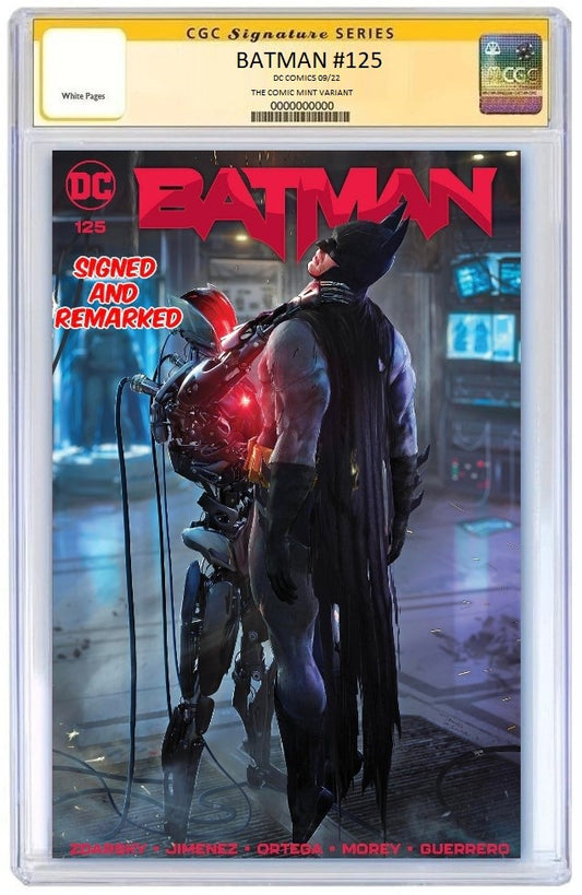 BATMAN #125 TIAGO DA SILVA VARIANT LIMITED TO 500 WITH NUMBERED COA CGC REMARK PREORDER