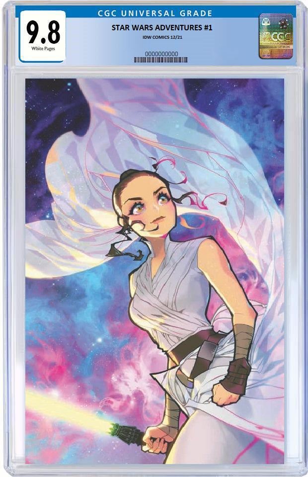 STAR WARS ADVENTURES (2020) #1 ROSE BESCH C2E2 VIRGIN VARIANT LIMITED TO 1500 WITH NUMBERED COA CGC 9.8 PREORDER