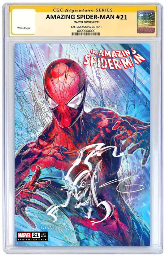 AMAZING SPIDER-MAN #21 JOHN GIANG VARIANT LIMITED TO 800 COPIES WITH NUMBERED COA CGC REMARK PREORDER