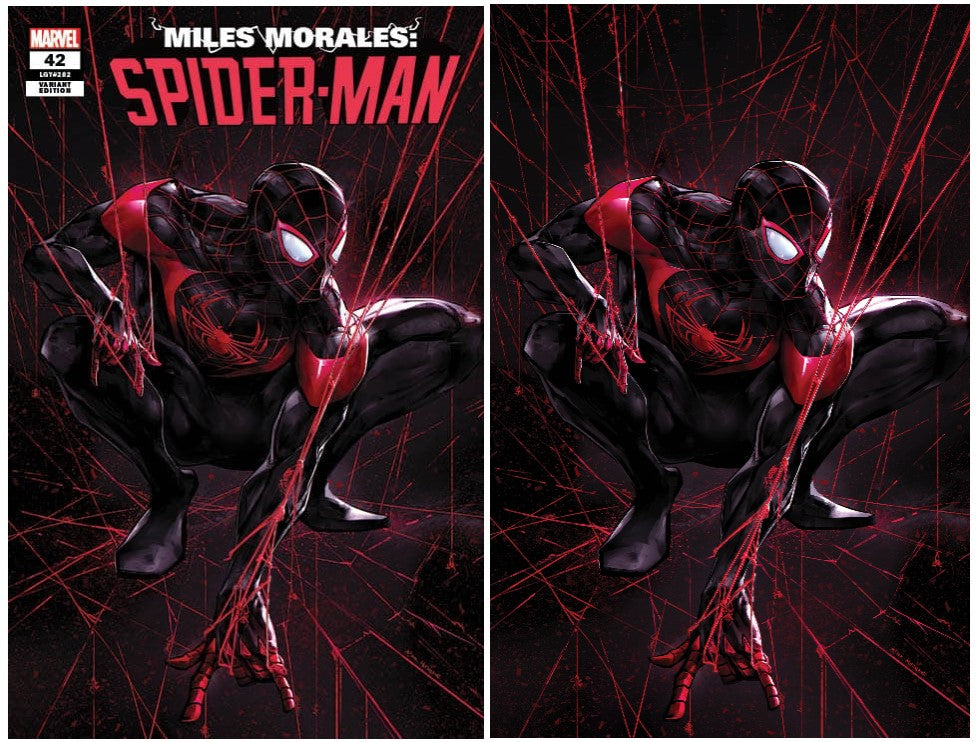 MILES MORALES SPIDER-MAN #42 IVAN TAO HOMAGE TRADE/VIRGIN VARIANT SET LIMITED TO 1000 SETS