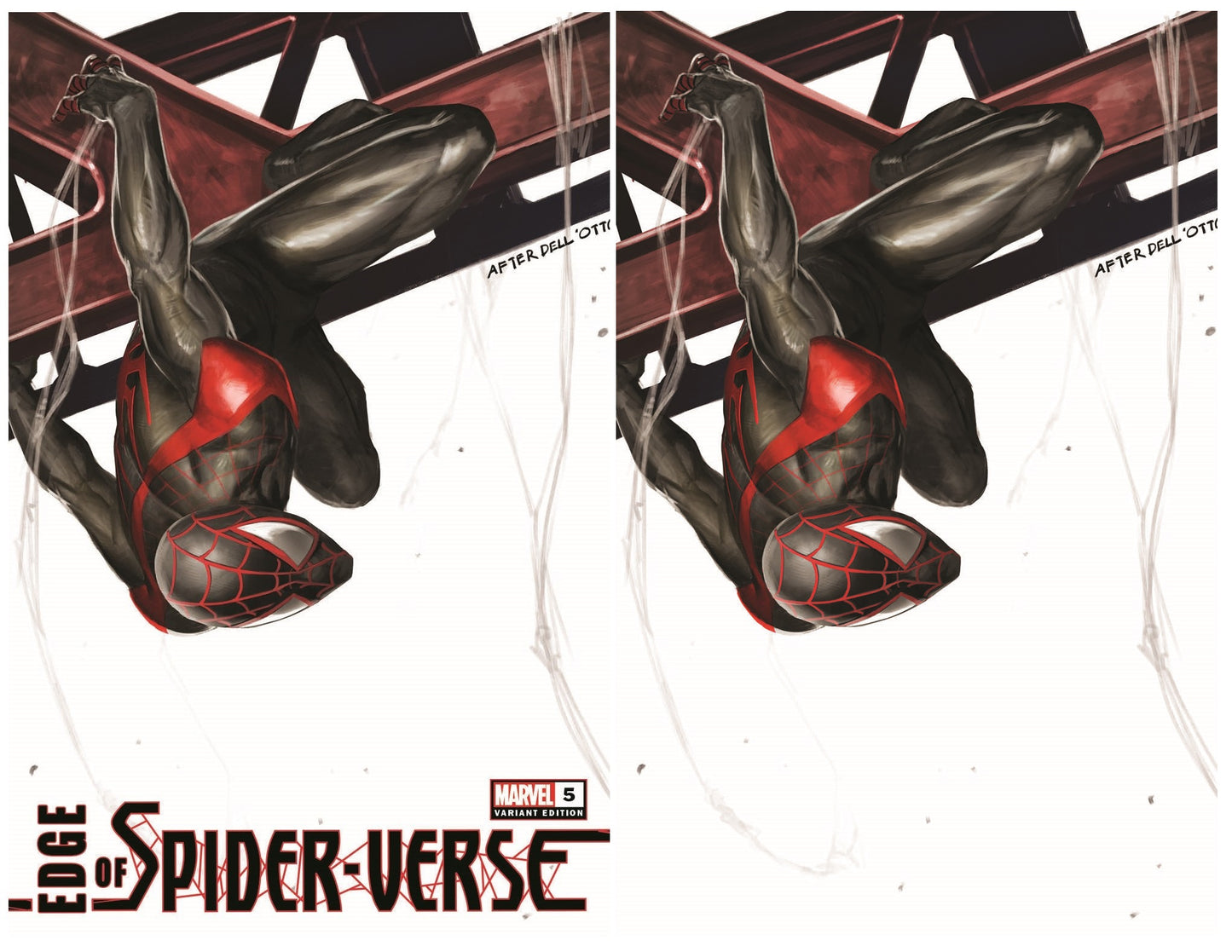 EDGE OF SPIDER-VERSE #5 SKAN SRISUWAN ASM 667 DELL'OTTO HOMAGE TRADE/VIRGIN VARIANT SETS LIMITED TO 800 SETS WITH NUMBERED COA
