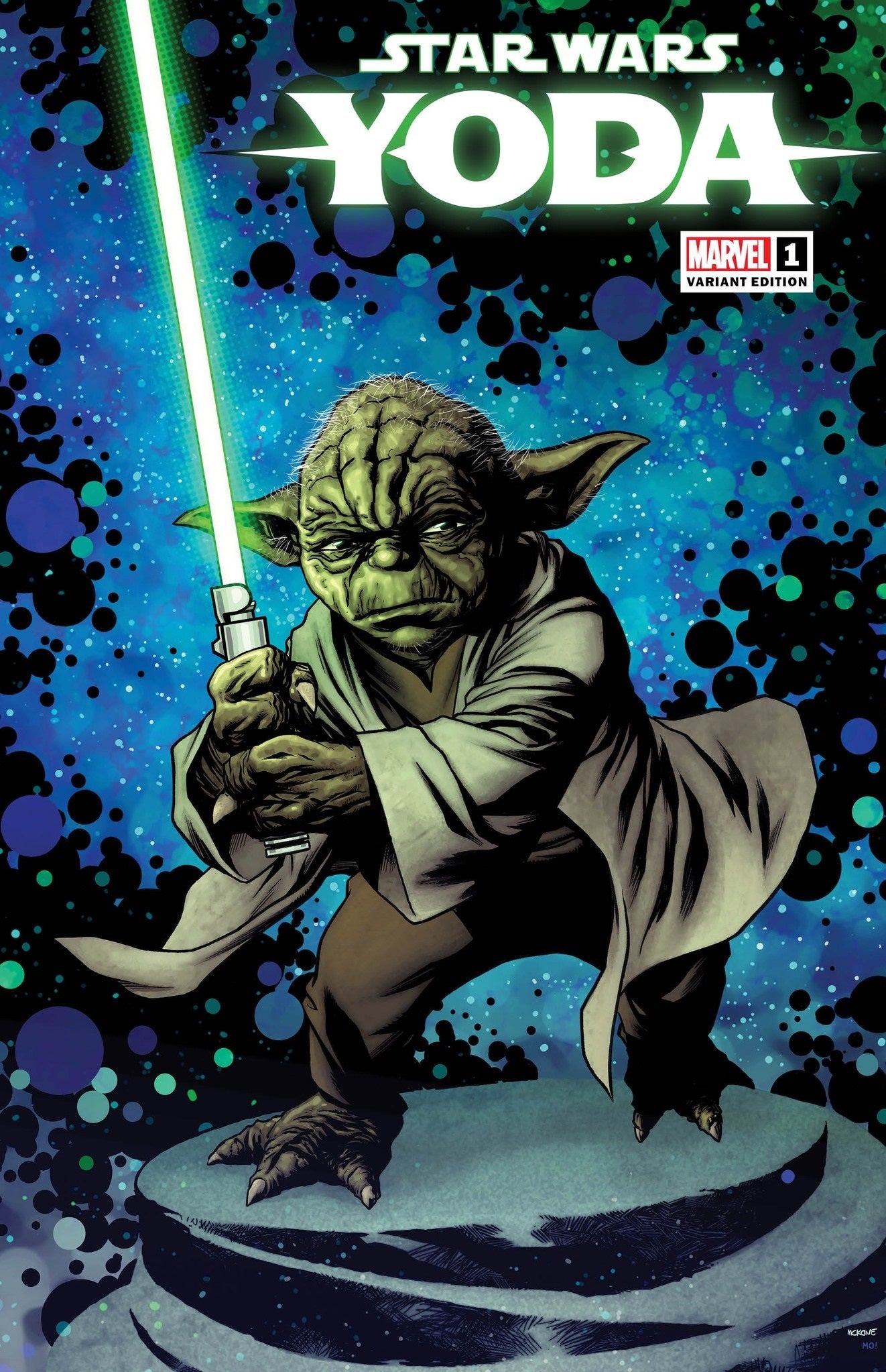 STAR WARS YODA #1 MIKE MCKONE VARIANT LIMITED TO 600 COPIES WITH NUMBERED COA