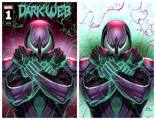DARK WEB #1 INHYUK LEE TRADE/VIRGIN VARIANT SET LIMITED TO 800 SETS WITH NUMBERED COA