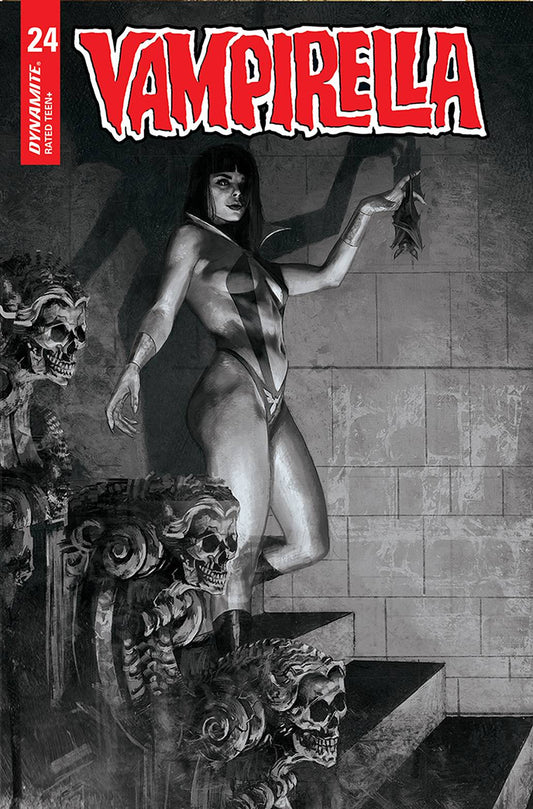 VAMPIRELLA #24 1:30 MASTRAZZO B&W VARIANT