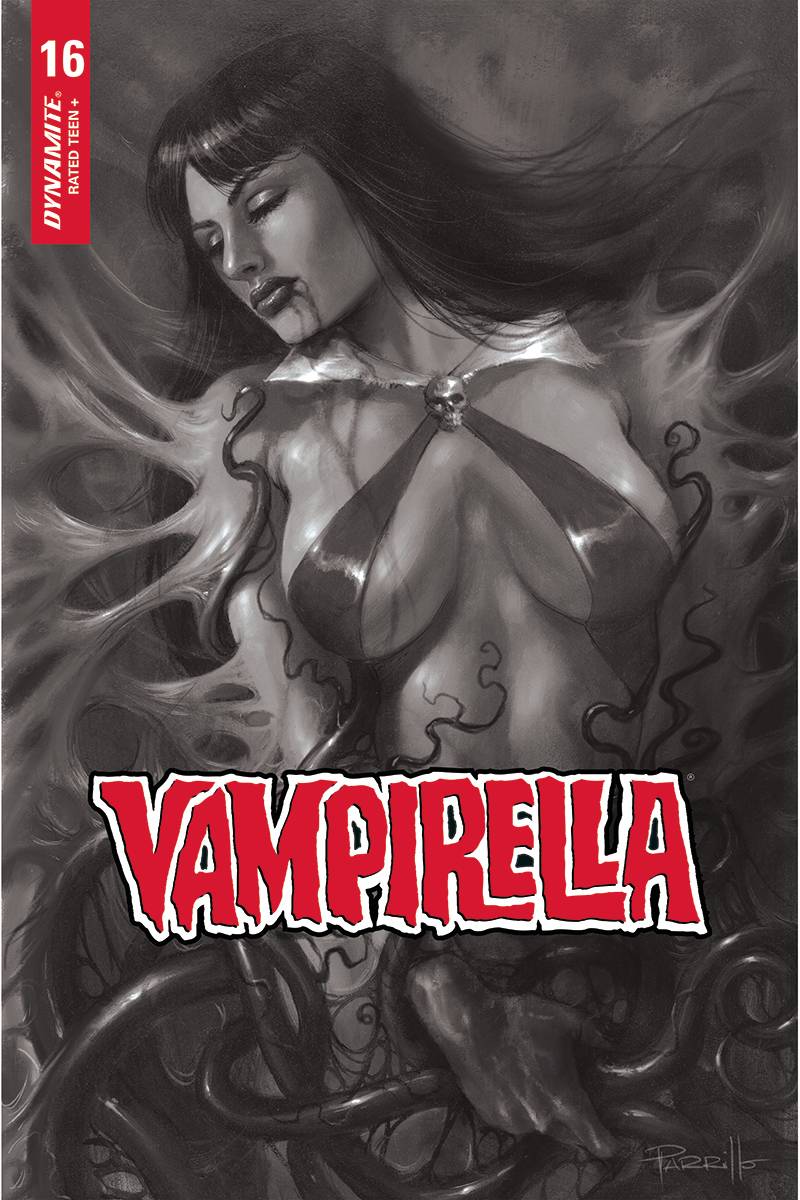 16/12/2020 VAMPIRELLA #16 1:10 PARRILLO B&W VARIANT