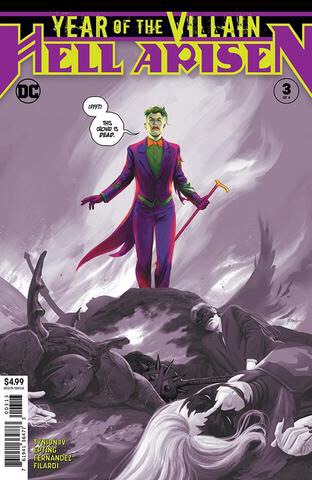 YEAR OF THE VILLAIN HELL ARISEN #3 3RD PRINT COLOUR SPLASH VARIANT