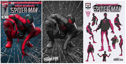 MILES MORALES SPIDER-MAN #30 RAFAEL GRASSETTI TRADE DRESS/NYCC 2021 VARIANT LIMITED TO 1000 SETS & 1:10 DESIGN VARIANT