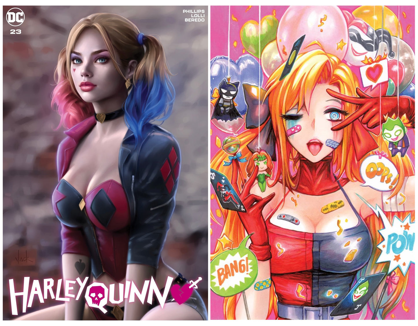 HARLEY QUINN #23 WILL JACK VARIANT LIMITED TO 800 COPIES WITH NUMBERED COA + 1:25 VARIANT