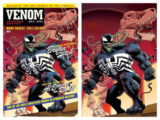 VENOM #1 TONY FLEECS VINTAGE MAGAZINE HOMAGE/VIRGIN VARIANT SET LIMITED TO 1000 SETS