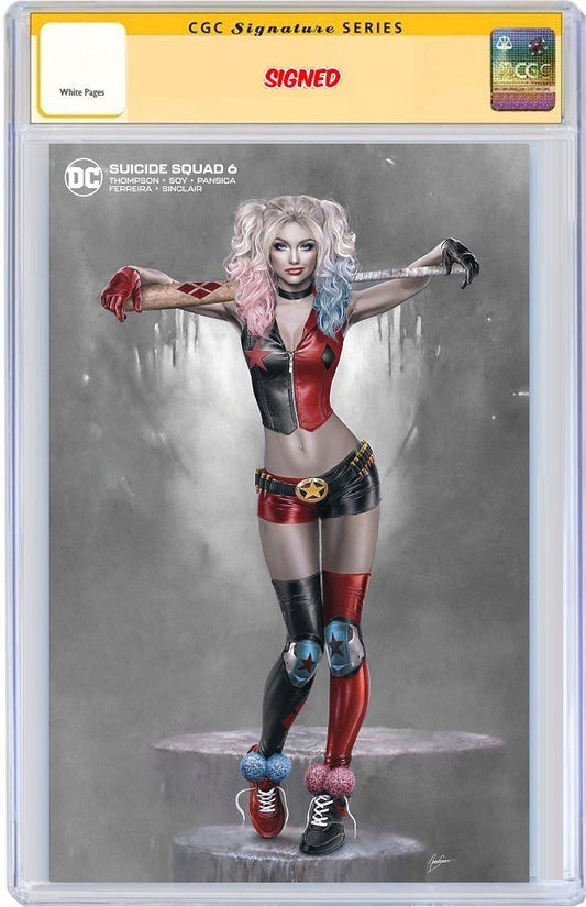 SUICIDE SQUAD #6 NATALI SANDERS MINIMAL TRADE DRESS VARIANT CGC SS PREORDER