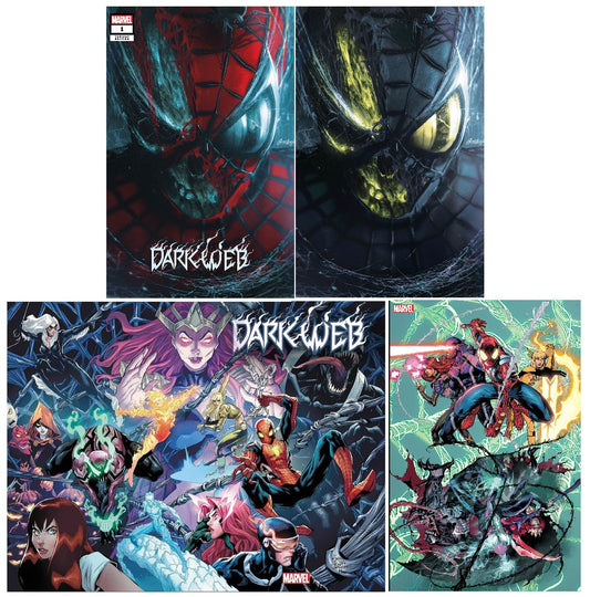 DARK WEB #1 BOSSLOGIC TRADE/VIRGIN VARIANT SET LIMITED TO 800 SETS WITH NUMBERED COA + 1:25 & 1:100 VARIANTS