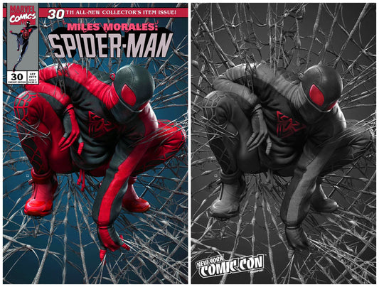 MILES MORALES SPIDER-MAN #30 RAFAEL GRASSETTI TRADE DRESS VARIANT LIMITED TO 3000 & NYCC VARIANT