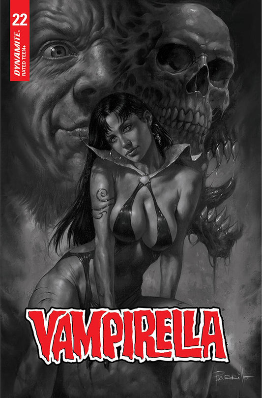 VAMPIRELLA #22 1:10 PARRILLO B&W VARIANT