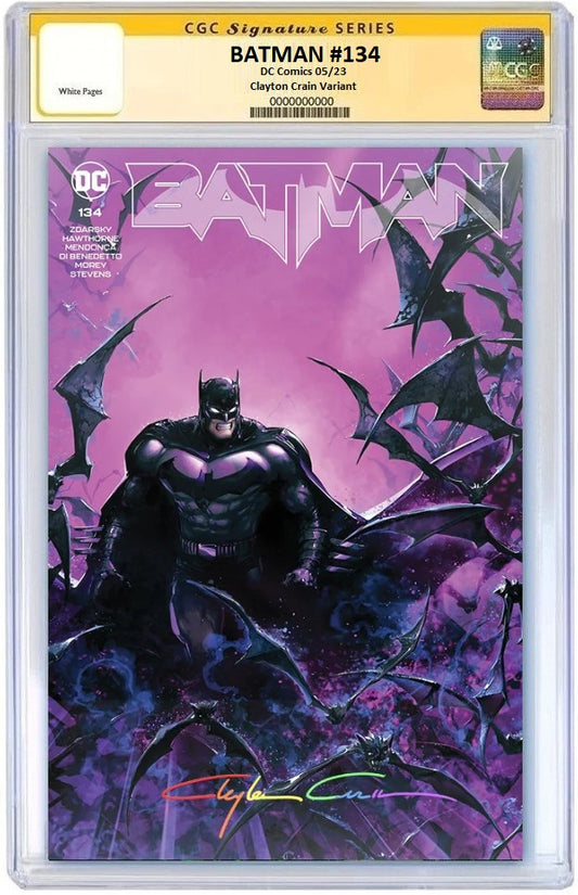 BATMAN #134 CLAYTON CRAIN TRADE DRESS VARIANT LIMITED TO 2000 WITH COA CGC SS INFINITY SIGNED PREORDER
