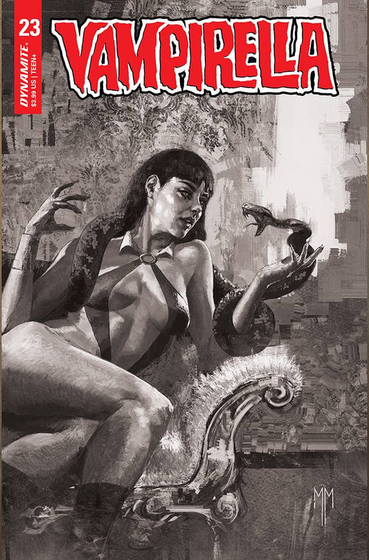 VAMPIRELLA #23 1:40 MARCO MASTRAZZO B&W VARIANT