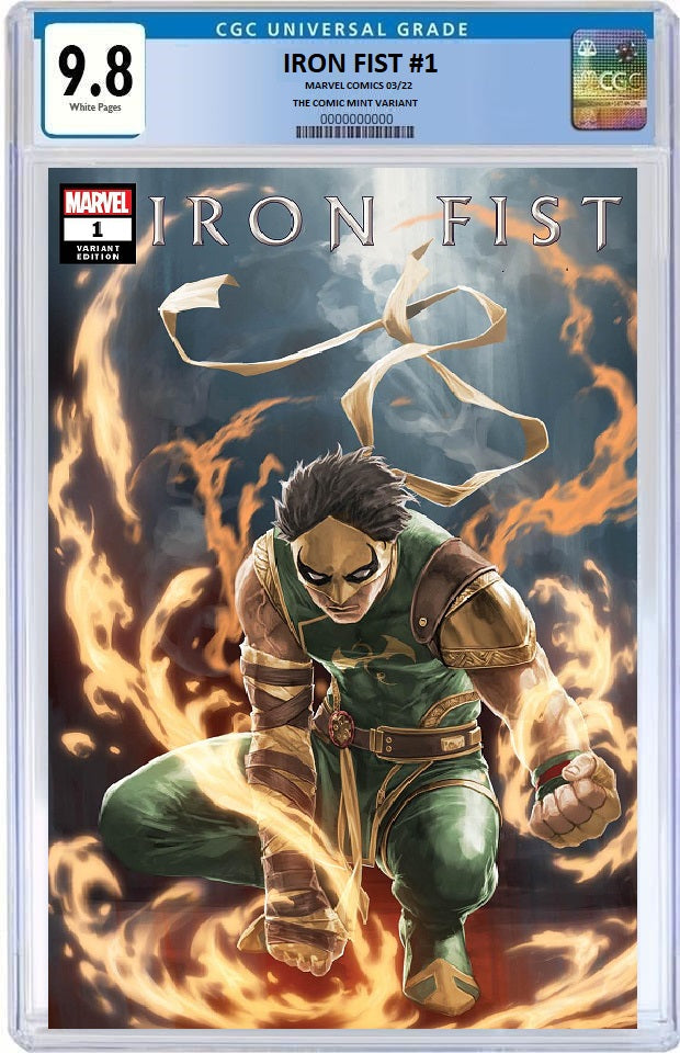 IRON FIST #1 SKAN SRISUWAN VARIANT LIMITED TO 600 COPIES WITH NUMBERED COA CGC 9.8