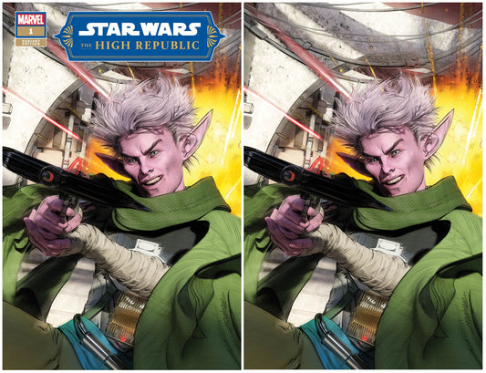 STAR WARS HIGH REPUBLIC #1 MIKE MAYHEW TRADE/VIRGIN VARIANT LIMITED TO 1000 SETS