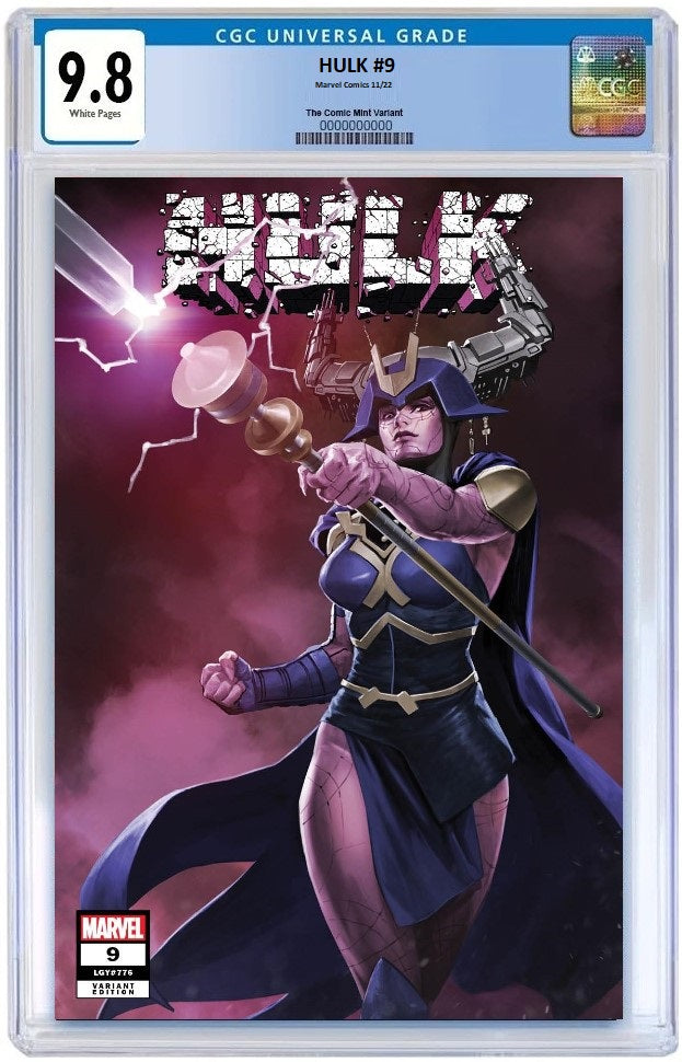 HULK #9 SKAN SIRUSAWAN MONOLITH VARIANT LIMITED TO 600 COPIES WITH NUMBERED COA CGC 9.8