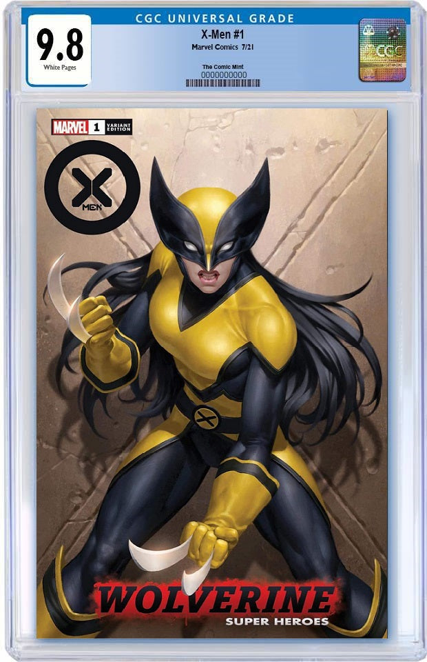 X-MEN #1 JUNGGEUN YOON WOLVERINE X-23 TRADING CARD VARIANT LIMITED TO 800 COPIES WITH NUMBERED COA CGC 9.8 PREORDER