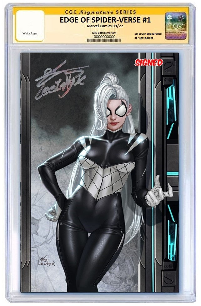 EDGE OF SPIDER-VERSE #1 INHYUK LEE VIRGIN VARIANT LIMITED TO 1000 CGC SS PREORDER