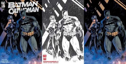 BATMAN CATWOMAN #1 SCOTT WILLIAMS & JIM LEE TRADE DRESS/MINIMAL TRADE SKETCH/VIRGIN VARIANT SET