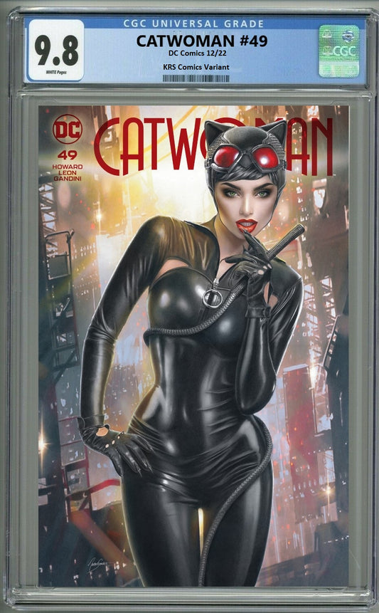 CATWOMAN #49 NATALI SANDERS VARIANT LIMITED TO 800 COPIES WITH NUMBERED COA CGC 9.8 PREORDER