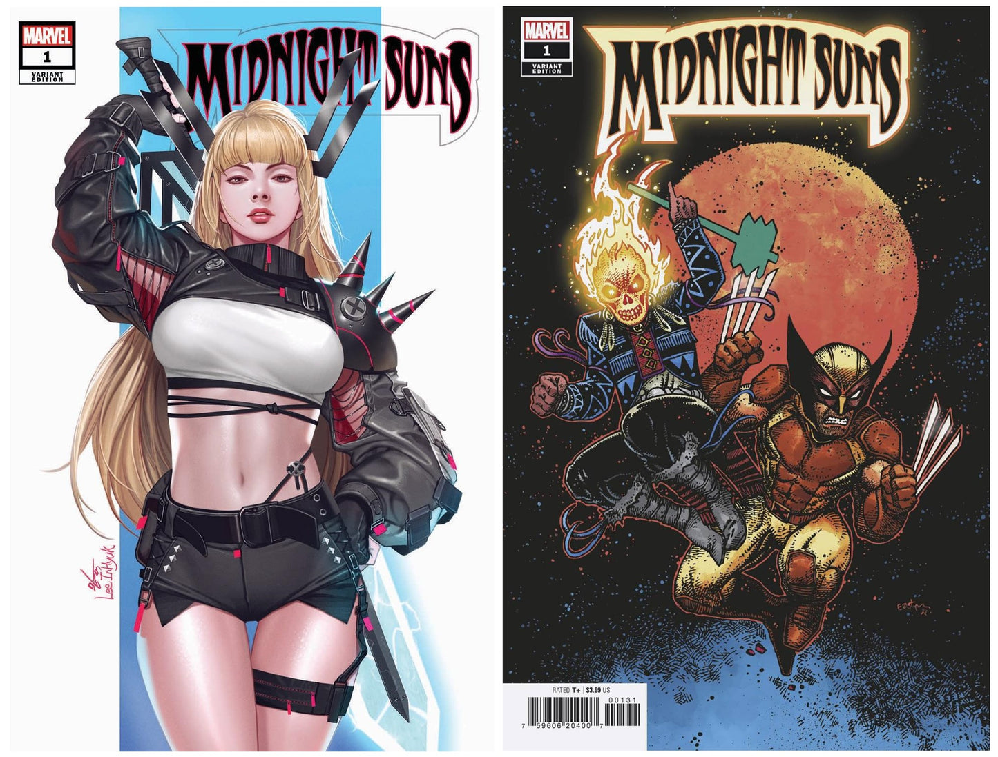 MIDNIGHT SUNS #1 INHYUK LEE VARIANT LIMITED TO 800 COPIES WITH NUMBERED COA & 1:25 KEVIN EASTMAN VARIANT