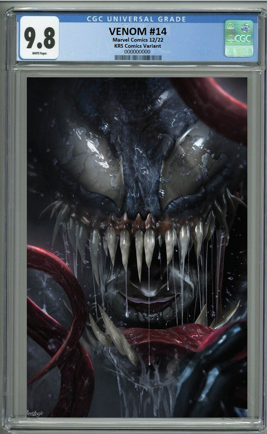 VENOM #14 BOSSLOGIC VIRGIN VARIANT LIMITED TO 600 COPIES WITH NUMBERED COA CGC 9.8 PREORDER