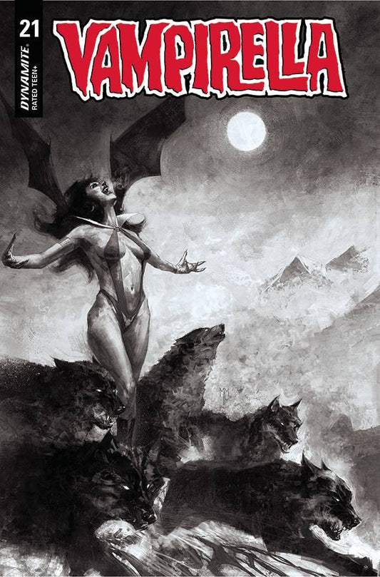 VAMPIRELLA #21 1:40 MARCO MASTRAZZO B&W VARIANT