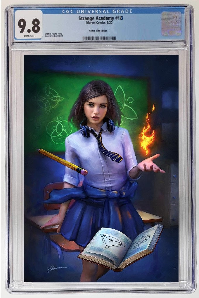 STRANGE ACADEMY #18 SHANNON MAER VIRGIN VARIANT LIMITED TO 600 WITH NUMBERED COA CGC 9.8 PREORDER