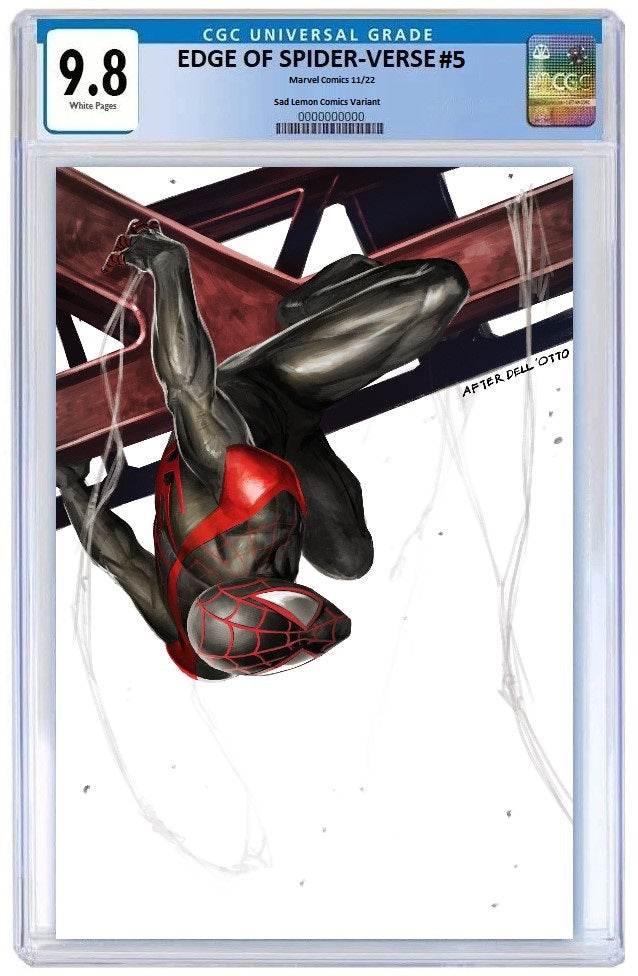 EDGE OF SPIDER-VERSE #5 SKAN SRISUWAN ASM 667 DELL'OTTO HOMAGE VIRGIN VARIANT LIMITED TO 800 COPIES WITH NUMBERED COA CGC 9.8 PREORDER