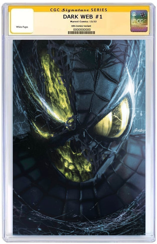 DARK WEB #1 BOSSLOGIC BLACK SUIT VIRGIN VARIANT LIMITED TO 800 COPIES WITH NUMBERED COA CGC SS PREORDER