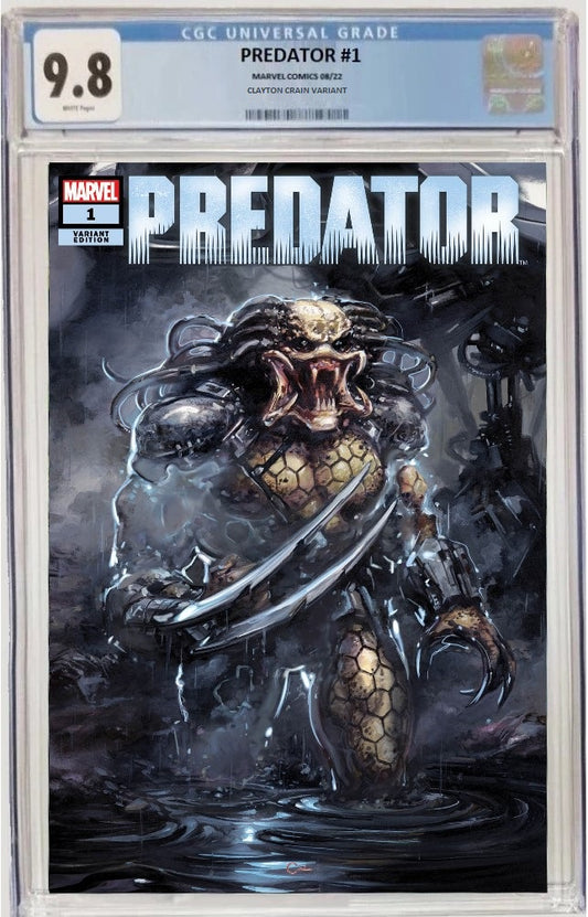 PREDATOR #1 CLAYTON CRAIN TRADE DRESS VARIANT CGC 9.8 PREORDER