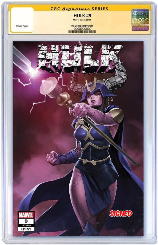 HULK #9 SKAN SIRUSAWAN MONOLITH VARIANT LIMITED TO 600 COPIES WITH NUMBERED COA CGC SS 9.8