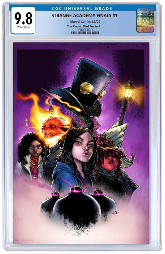 STRANGE ACADEMY FINALS #1 HUMBERTO RAMOS VIRGIN VARIANT LIMITED TO 800 WITH NUMBERED COA CGC 9.8